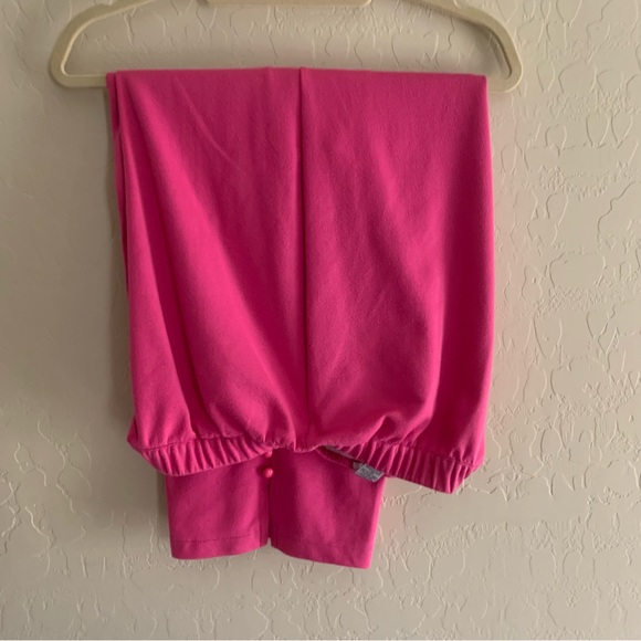 Bob Mackie Coordinating Hot Pink Knit Pants Size L - Picture 4 of 6